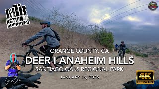 MTB Riding Deer At The Oaks, January 19, 2025...