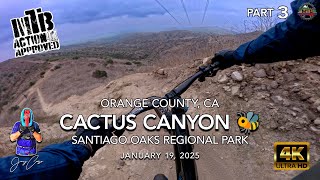 MTB Riding Cactus Canyon At The Oaks, January...