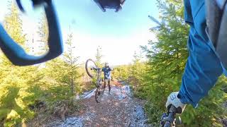 Roughneck... with jumps, drops and a crash!