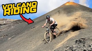RIDING MY HARDTAIL MTB DOWN A VOLCANO AND EPIC...