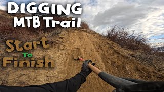 Building Secret MTB Trail Start To Finish POV
