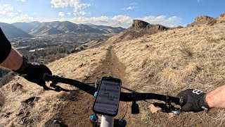 Olivine - Steep switchbacks & views above...