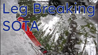 Don't ski that! Breaking a leg early in the...