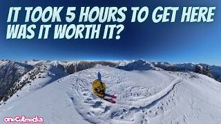 It took 5 hours to get to Steep Peek! Was it...