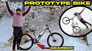 DARKFEST Testing on my Prototype Freeride Bike...
