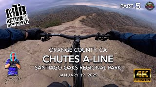 MTB Riding Chutes A-Line At The Oaks, January...