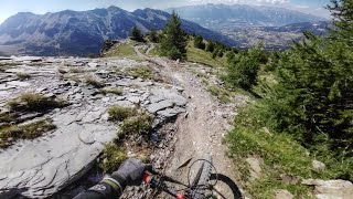 Les Orres Bikepark - steiler Enduro Trail:...