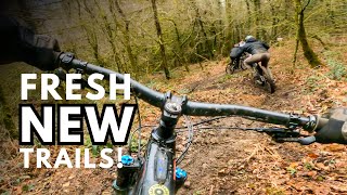 Exploring a New Mountain Bike Trail in Abercarn
