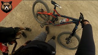 Trying my Friends Bike on a Black Diamond Trail