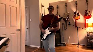 Playing my Fender guitar with the Looper just...