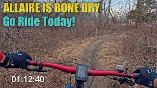 Allaire State Park NJ 2 24 2025 Trail Report...