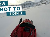 How NOT to Sidehill! - Snowmobiling Elkford B.C.