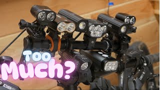 Too Many Bike Lights ?  /  Riding with 22000...