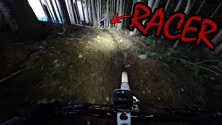 HE'S THIS FAST IN THE DARK?