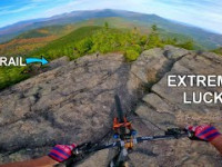 Extremely lucky!  Mountain Biking The White...
