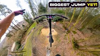 We Build and Ride our Biggest Back Garden Jump...