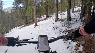 West Meadow Trail - Snow got too deep! -...