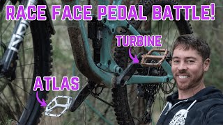 Ride Comparison: Race Face Atlas vs Turbine pedals