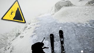 Skiing the Face Chutes at Jay Peak