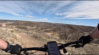 Gold Loop West - exposed blue with cool views...
