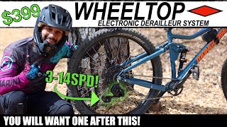 Wireless Electronic Derailleur/Shifter Combo:...