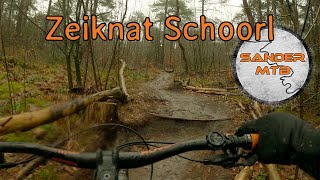 MTB Schoorl midden, oranje. Dit was wel erg nat.