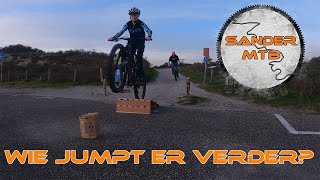 MTB Jump || We komen best ver maar wie het...