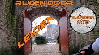 Door LEIDEN met de MTB