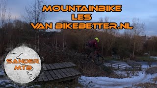 De mountainbike lessen zijn nu echt begonnen.