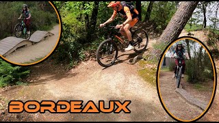 Denise en ik in Bordeaux Bikepark