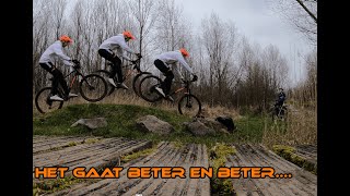 MTB jump progression || Een beetje dan....