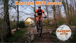 Mega drop off en kortste MTB route ooit.