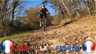 Mountainbiken in Frankrijk. Eerste keer...