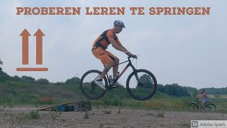 MTB jumps || Proberen leren te springen