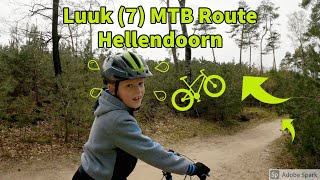 MTB met kids. MTB Route Hellendoorn || 4K