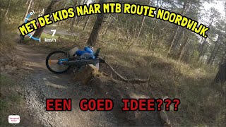 MTB Route Noordwijk. Wel/niet voor kids!?