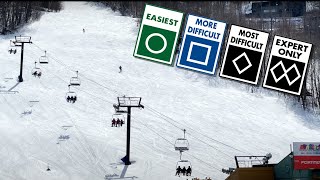 Skiing every trail at Mont Ste Marie! (Top to...