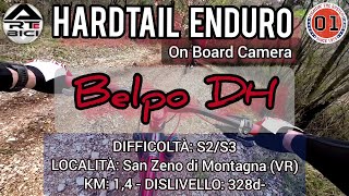 Monte Belpo DH discesa MTB Enduro San Zeno di...