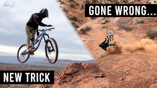 Surviving a MASSIVE CRASH Trying A New Trick!