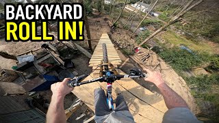 BUILDING A HUGE ROLL IN IN THE  BACK YARD!!...