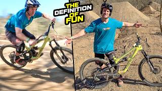 THIS EPIC NEW MTB TRAIL IS THE DEFINITION OF FUN!