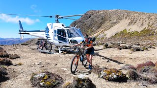 We went heli-biking in New Zealand (Kaimanawa...