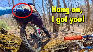 This classic Pisgah trail ride was chill right...