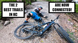 The 2 Best MTB Trails in KC are now connected...