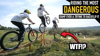 ATTEMPTING TO BACKFLIP THE MOST DANGEROUS RAMP...