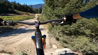 Whistler Bike Park - B-Line Drops.