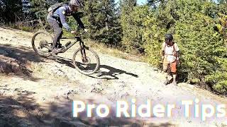 Slab on Whistler DH Pro tip and Noob first...