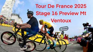 A preview of the 174km Stage 16 of the 2025...