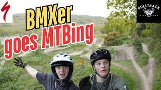 Taking BMXer Connor Stitt mtbing