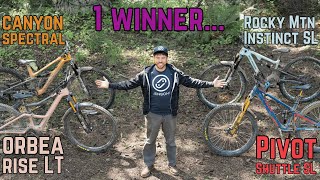Who won?  4x SL eMTBs ranked best to WORST!